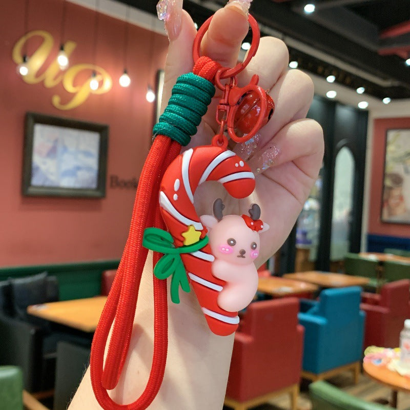 Wholesale Christmas children' s bag keychain cute pendant